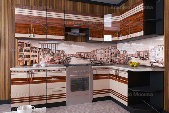 альбико кухонные фартуки фото в интерьере